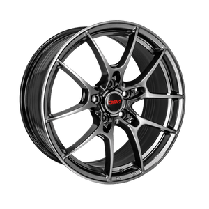 DIM WC001 HYBER BLACK / GREY SILVER LIP Grey Silver Lip 17x7.5 +30 5x120mm 0mm