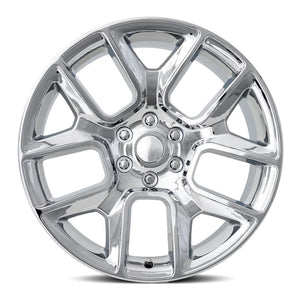 Factory Reproductions FR 76 Chrome 22x9 +15 6x139.7mm 77.8mm