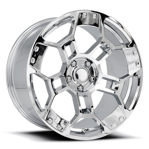 Factory Reproductions FR 701F Chrome 19x11 +50 5x114.3mm 70.5mm