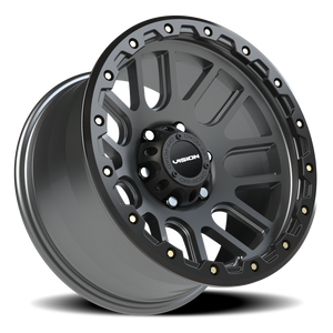 Vision Wheel 111 Gunmetal 17x9 -12 6x139.7mm 106.2mm - Wheelwiz