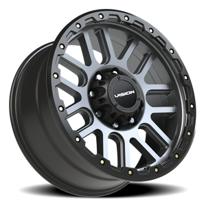 Vision Wheel 111 Gunmetal 20x9 +10 8x180mm 124.2mm - Wheelwiz