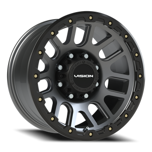 Vision Wheel 111 Gunmetal 17x9 -12 8x165.1mm 125.2mm - Wheelwiz