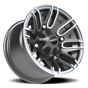 Vision Wheel 112 Gunmetal Machined Face 12x7 +3 4x156mm 131.1mm - Wheelwiz