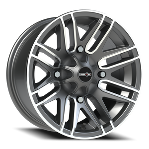 Vision Wheel 112 Gunmetal Machined Face 14x7 +3 4x156mm 131.1mm - Wheelwiz