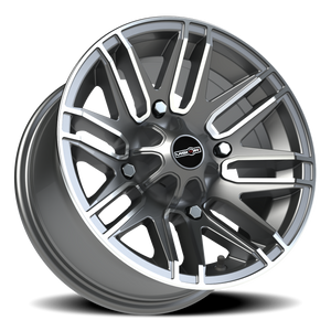 Vision Wheel 112 Gunmetal Machined Face 14x7 +3 4x156mm 131.1mm - Wheelwiz