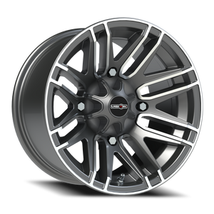 Vision Wheel 112 Gunmetal Machined Face 14x8 -10 4x110mm 86mm - Wheelwiz
