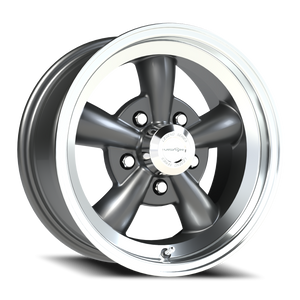Vision Wheel 141H Gunmetal Machined Lip 15x7 -7 5x114.3mm 83mm - Wheelwiz