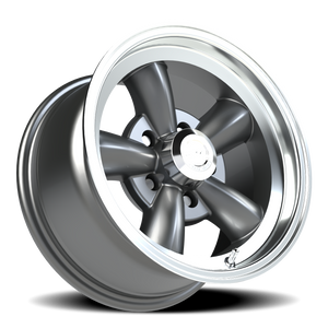 Vision Wheel 141H Gunmetal Machined Lip 15x8 -19 5x114.3mm 83mm - Wheelwiz