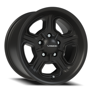 Vision Wheel 147 Satin Black 15x8 0 5x127mm 83mm - Wheelwiz