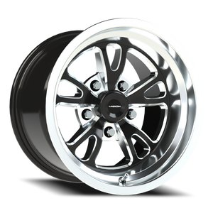 Vision Wheel 149 Gloss Black Milled Spoke Polished Lip 15x10 +25 5x114.3mm 83.1mm - Wheelwiz