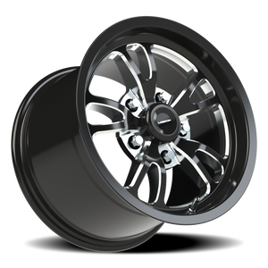 Vision Wheel 149 Gloss Black Milled Spoke 15x10 +51 5x120.65mm 83.1mm - Wheelwiz