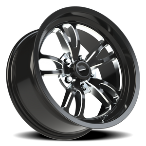 Vision Wheel 149 Gloss Black Milled Spoke 17x8 0 5x114.3mm 83.1mm - Wheelwiz