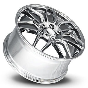 Factory Reproductions FR 401 Chrome 20x10 +79 5x120.65mm 70.3mm