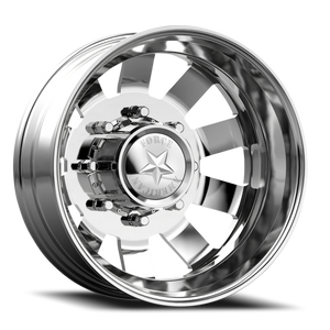 American Force 23 Bolt DBO Polished 19.5x6.75 -123 8x165.1mm 122mm - Wheelwiz