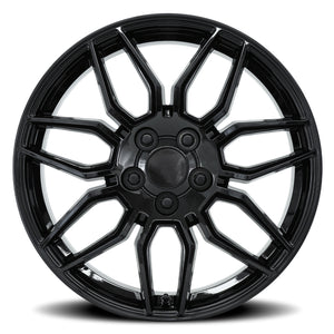 Factory Reproductions FR 401 Gloss Black 19x8.5 +56 5x120.65mm 70.3mm
