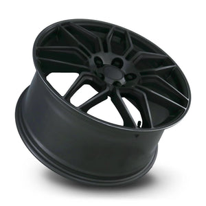 Factory Reproductions FR 401 Satin Titanium Grey Machine Face Wdark Clr 20x10 +79 5x120.65mm 70.3mm