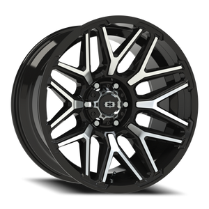 Vision Wheel 305 Gloss Black Machined Face 20x10 -25 6x135mm 87.1mm - Wheelwiz