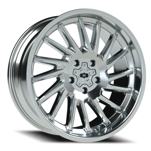 Vision Wheel 306 Chrome 20x9 -12 5x127mm 78.1mm - Wheelwiz
