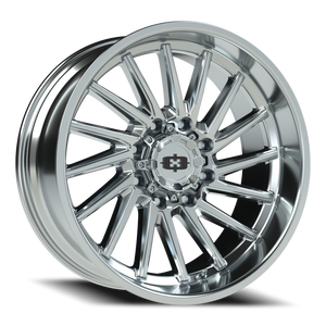 Vision Wheel 306 Chrome 22x10 -19 8x165.1mm 125.2mm - Wheelwiz