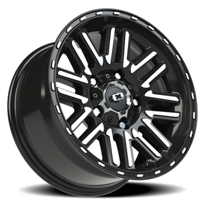 Vision Wheel 348 Gloss Black Machined Face 16x8 0 5x139.7mm 110mm - Wheelwiz