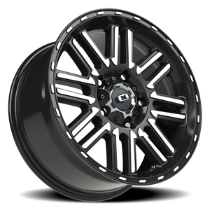 Vision Wheel 348 Gloss Black Machined Face 18x8.5 +18 5x150mm 110.2mm - Wheelwiz
