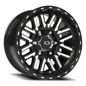 Vision Wheel 348 Gloss Black Machined Face 15x7.5 -12 6x139.7mm 110mm - Wheelwiz