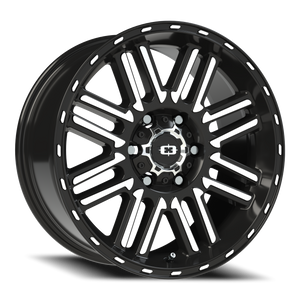 Vision Wheel 348 Gloss Black Machined Face 18x8.5 +18 6x135mm 87.1mm - Wheelwiz