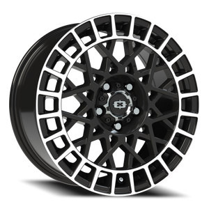 Vision Wheel 349 Gloss Black Machined Lip 17x8 +40 5x110mm 73.1mm - Wheelwiz