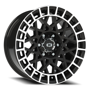 Vision Wheel 349 Gloss Black Machined Lip 18x8 +12 6x135mm 87.1mm - Wheelwiz