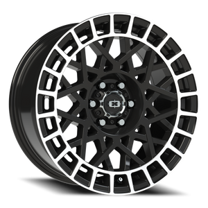 Vision Wheel 349 Gloss Black Machined Lip 18x8.5 +12 6x114.3mm 76.1mm - Wheelwiz