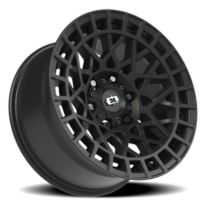 Vision Wheel 349 Satin Black 17x8.5 -12 6x139.7mm 106.2mm - Wheelwiz