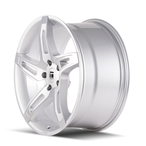 Touren TF04 Gloss silver brushed 18x8 +40 5x114.3mm 72.6mm - WheelWiz
