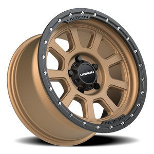 Vision Wheel 350 Bronze 17x9 -12 5x127mm 78.1mm - Wheelwiz