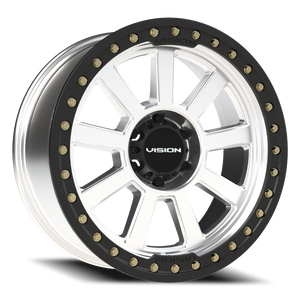 Vision Wheel 350 Machined 20x9 -14 6x139.7mm 110mm - Wheelwiz