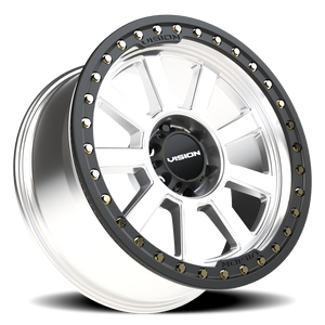 Vision Wheel 350 Machined 20x9 -14 6x139.7mm 110mm - Wheelwiz