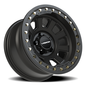 Vision Wheel 350 Satin Black 15x8 -28 5x114.3mm 83mm - Wheelwiz