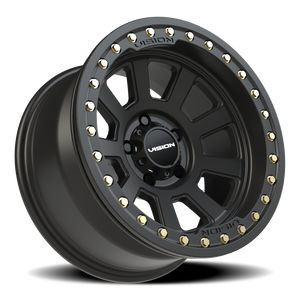 Vision Wheel 350 Satin Black 17x9 -40 5x127mm 83mm - Wheelwiz