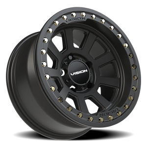Vision Wheel 350 Satin Black 17x9 -40 5x139.7mm 108mm - Wheelwiz