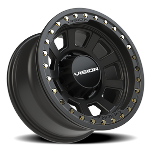 Vision Wheel 350 Satin Black 17x9 -40 8x165.1mm 125.2mm - Wheelwiz