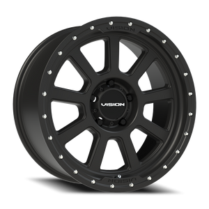 Vision Wheel 350 Satin Black 20x9 +12 5x150mm 110.2mm - Wheelwiz