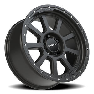 Vision Wheel 350 Satin Black 20x9 +12 5x150mm 110.2mm - Wheelwiz
