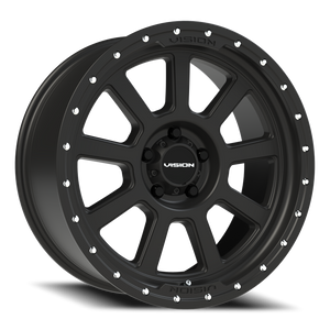 Vision Wheel 350 Satin Black 20x9 +10 5x127mm 78.1mm - Wheelwiz
