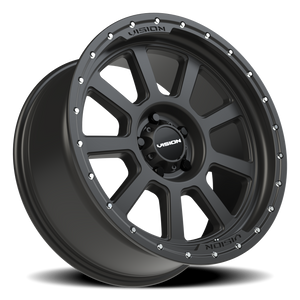 Vision Wheel 350 Satin Black 20x9 +10 5x127mm 78.1mm - Wheelwiz