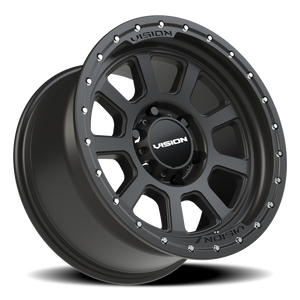 Vision Wheel 350 Satin Black 17x9 +12 6x135mm 87.1mm - Wheelwiz