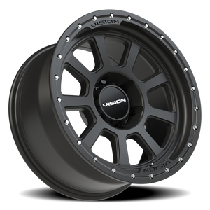 Vision Wheel 350 Satin Black 18x9 +12 6x139.7mm 106.2mm - Wheelwiz