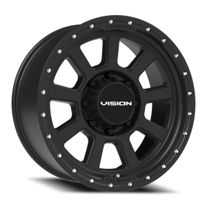 Vision Wheel 350 Satin Black 20x9 -12 8x170mm 125.2mm - Wheelwiz