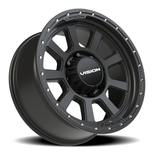 Vision Wheel 350 Satin Black 20x9 +12 8x170mm 125.2mm - Wheelwiz