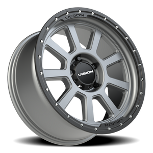Vision Wheel 350 Satin Grey 20x9 +12 5x150mm 110.2mm - Wheelwiz