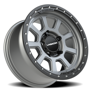 Vision Wheel 350 Satin Grey 17x9 -12 5x139.7mm 108mm - Wheelwiz