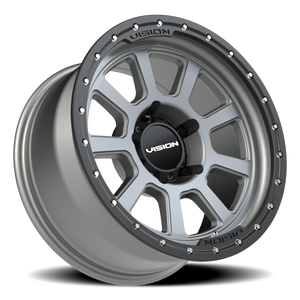 Vision Wheel 350 Satin Grey 18x9 +12 5x150mm 110.2mm - Wheelwiz